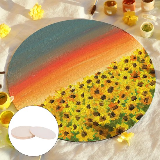 Toiles vierges pour artistes de tailles assorties, panneaux de toile multi-panne