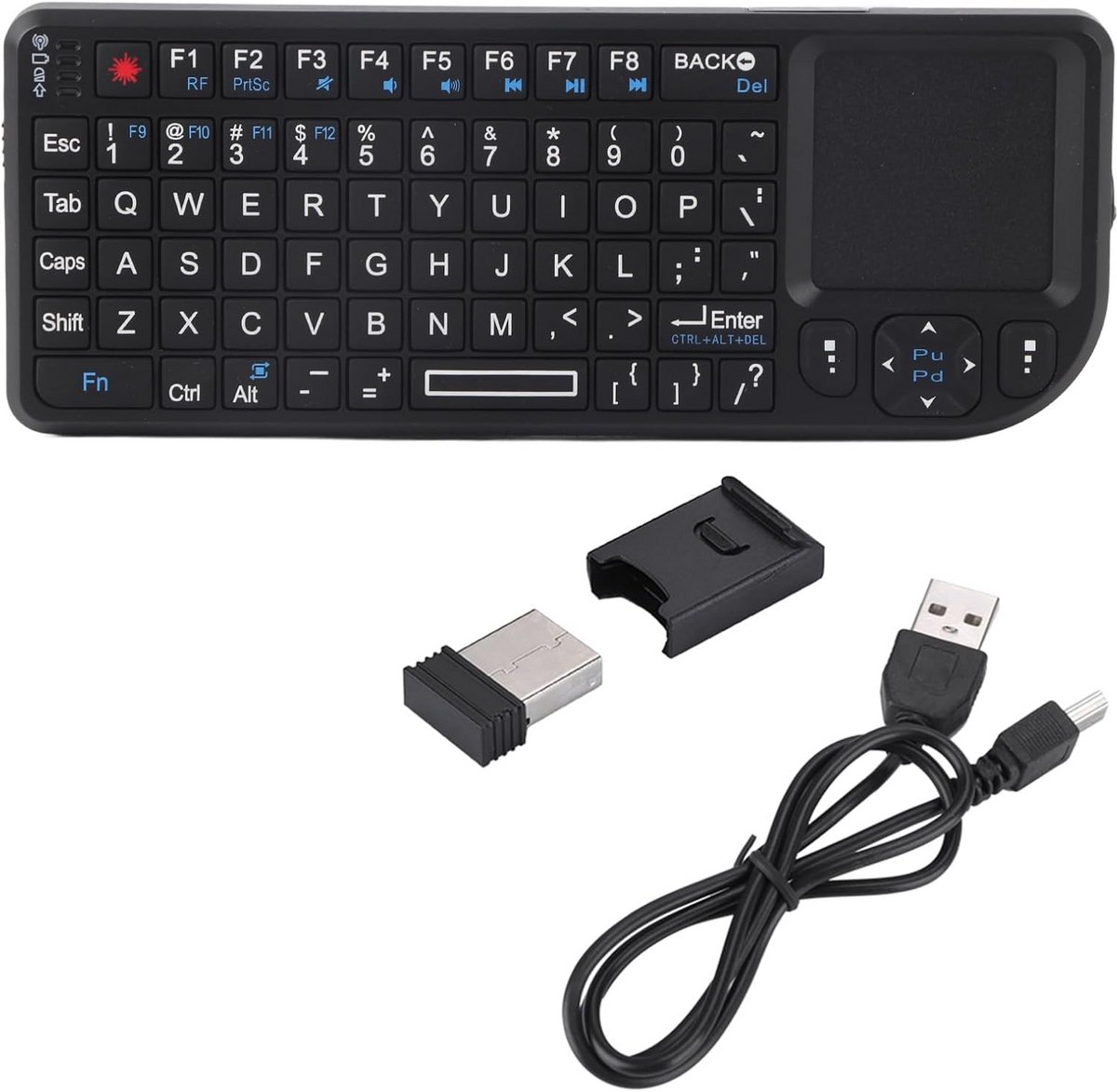 Draadloos Mini Toetsenbord met Touchpad en Verlichting