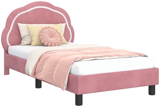 vidaXL - Bed frame met hoofd- en voeteneinde - Wit - 160x200 cm | Leen Bakker