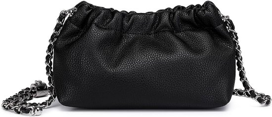 Tan.tomi Schoudertas Dames - Gestept PU Leer - Kleine Crossbody Tas Met Brede Verstelbare Riem Lichtgewicht Modieus Zwart 686e00047f373c9b89070929 Tan.tomi Schoudertas Dames - Gestept PU Leer - Kleine Crossbody Tas Met Brede Verstelbare Riem Lichtgewicht Modieus Zwart 686e00047f373c9b89070929