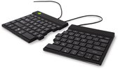Clavier ergonomique R-Go Split Break avec logiciel de pause, clavier ergonomique divisé, QWERTY (US), Filaire USB, noir