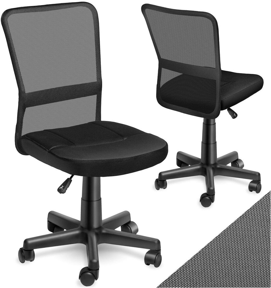 tectake Ergonomische Bureaustoel - Draaistoel met Wielen, - tectake® - €60,00