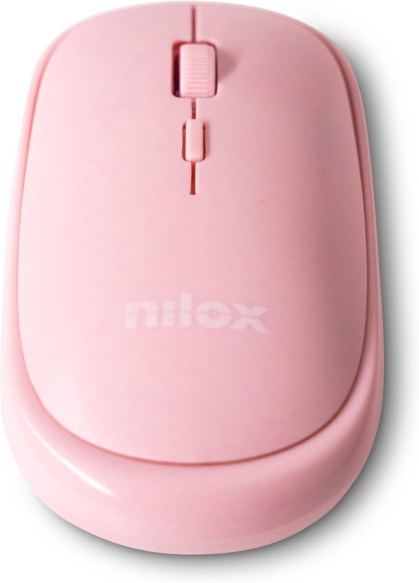 Draadloze Muis Roze - Compact en Ergonomisch voor Laptop en PC