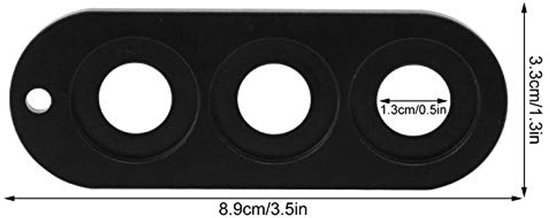Billboard Cue Joint Protector Opslag Pool Tafel Stick Joint Protector 3 Gat Houder voor Biljart Accessoire Aluminium Als Afgebeelde Foto — afbeelding 2