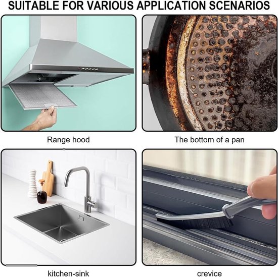 4-pack zijborstel vervanging compatibel met MEDION S12SW