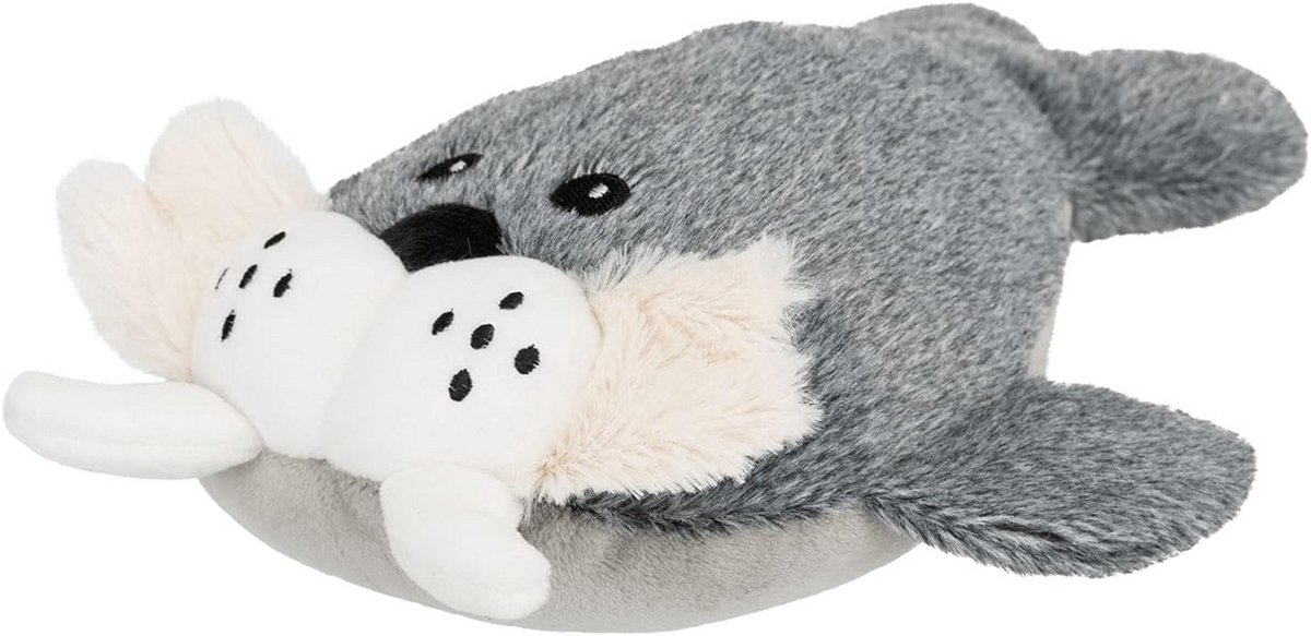 Pluche Hondenknuffel Walrus - Zacht & Robuust Speelgoed met Touw