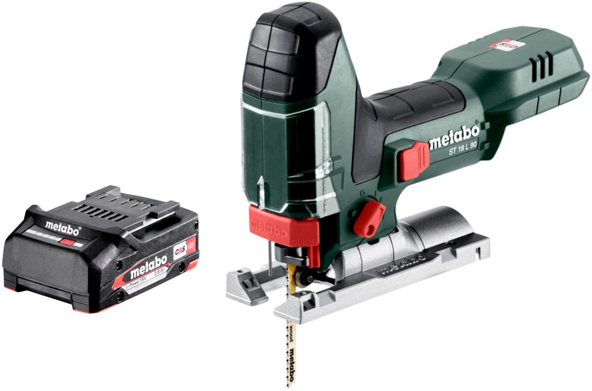 Metabo ST 18 L 90 accu-decoupeerzaag 18 V 90 mm + 1x accu 2,0 Ah - zonder oplader