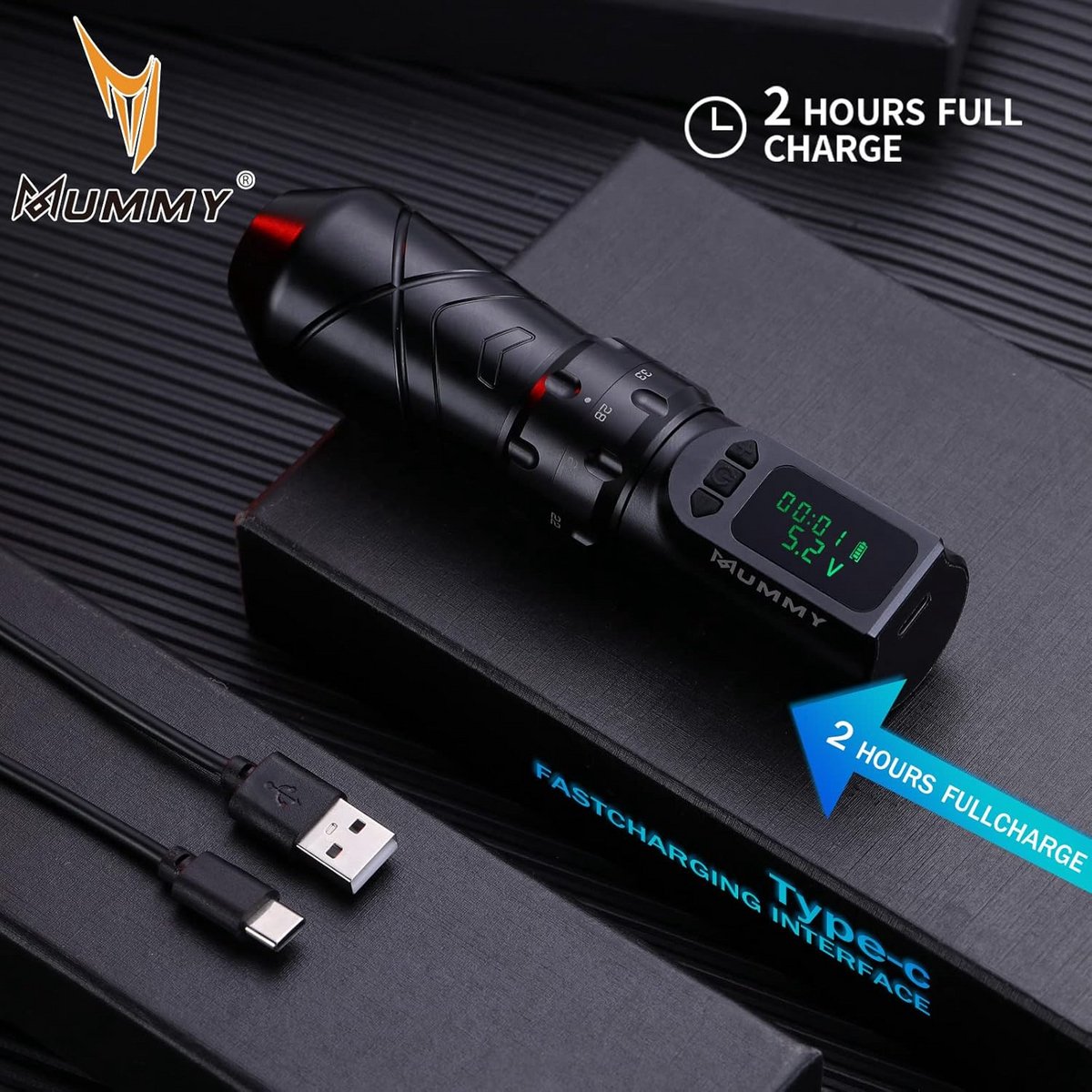 Tattoo Roterende Machine Batterij Oplaadbaar 2000 mAh Pen
