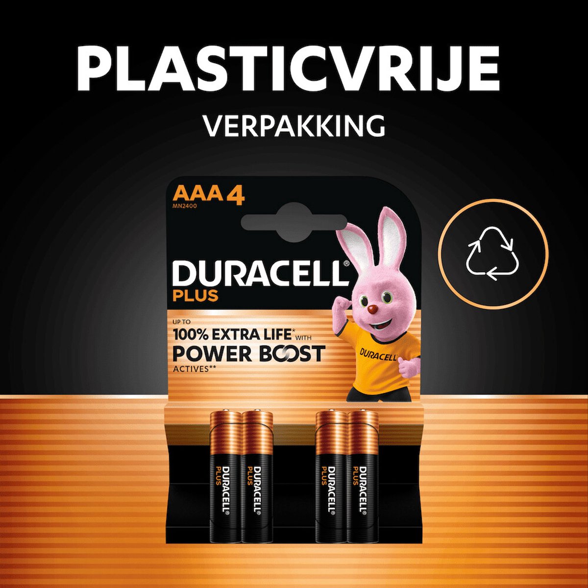 Duracell Alkaline Batterijen Mainline Bst AAA - 2 x 4 stuks - Voordeelverpakking