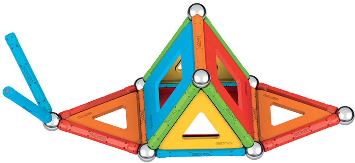 Geomag Super Color Recycled - Magnetisch Constructiespeelgoed met Panelen - 78-delig - Vanaf 5 jaar — afbeelding 7
