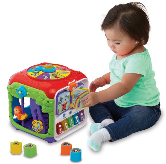 VTech Baby Bumba Activiteitenkubus - Educatief Babyspeelgoed - Liedjes en Vormen - Van 9 tot 36 Maanden van Vtech — afbeelding 4