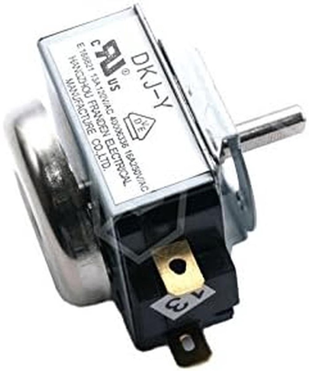 Timer M11 voor Heteluchtoven - 0-120 min - Met Bel - 16A - 1-Polige As Ø 6 x 4,6 x 21 mm
