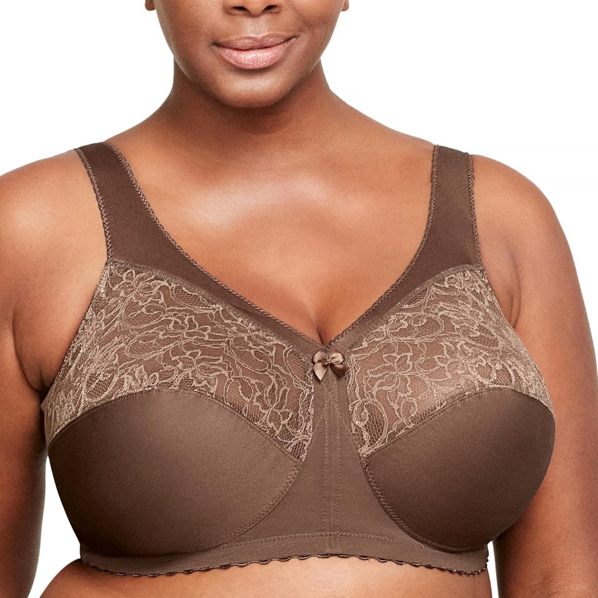 MagicLift® klassieke bh met gevoerde cups voor comfort en ondersteuning, mocha, 120H