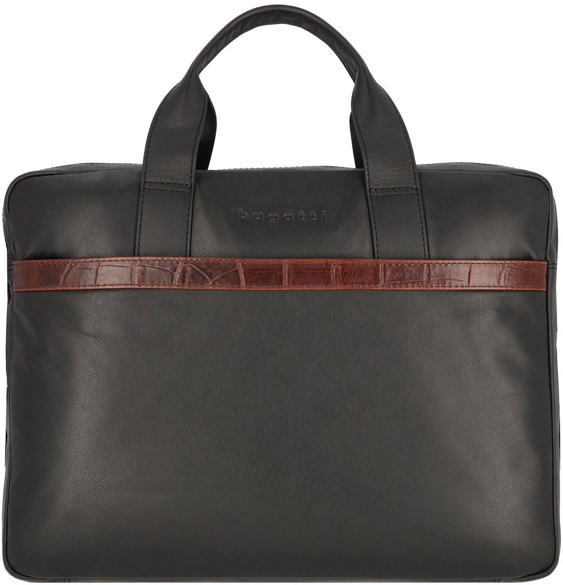 bugatti Business tas Laptoptas met laptopvak Corso DeLuxe Large Briefcase Black Zwart