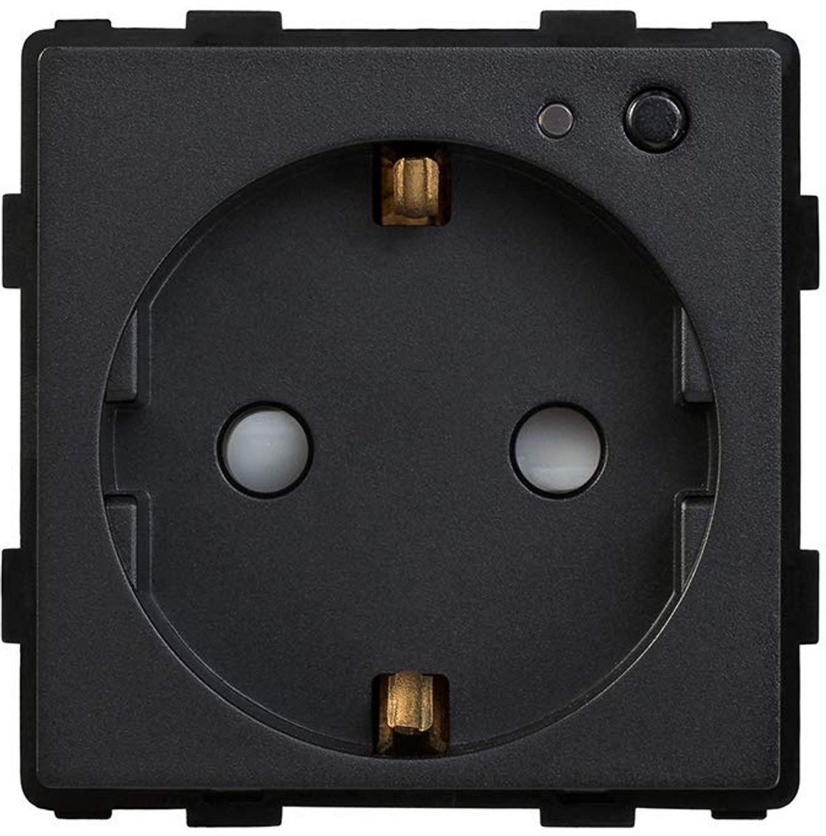 EU Standaard WIFI Stopcontact 16A 86mm x 86mm - Zwart