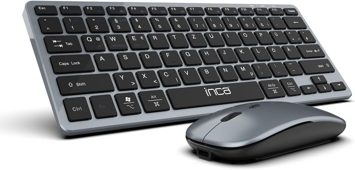 Draadloze keyboard-muiscombinatie met 72 toetsen