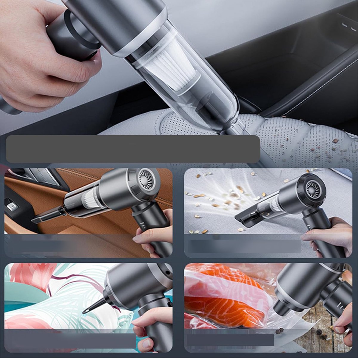 OKWISH Handstofzuiger met Blaasfunctie 19000Pa - afbeelding 3