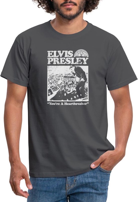 Elvis Presley You're A Heartbreaker Wit T-Shirt Heren