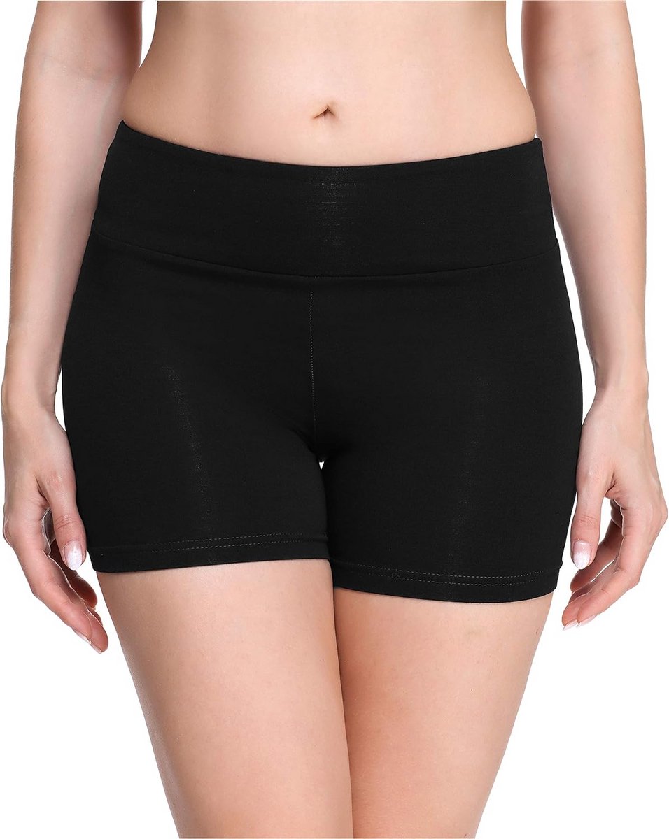 Damesshorts 2-Pack - Viscose Mix - Comfortabele Pasvorm - Elastische Tailleband