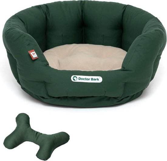 Doctor Bark Orthopedisch Hondenkussen – Wasbaar Op 95°C, Hypoallergeen, Maat S (60x55 Cm)