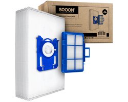 SQOON® Serviceset geschikt voor Philips PowerGo stofzuigers - Gelijk aan model: CP0538/01, Standard-BAG - Perfect voor optimale filtering en stofopvang