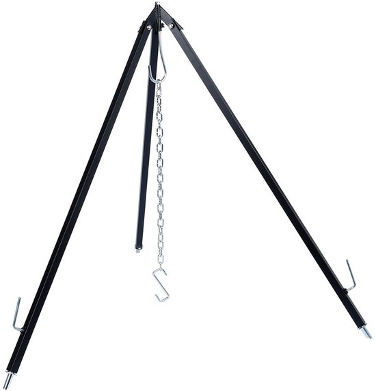 Ambiance Driepoot Bbq Standaard Met Ketting Voor Emaille Pan 150 Cm van Ambiance — afbeelding 2