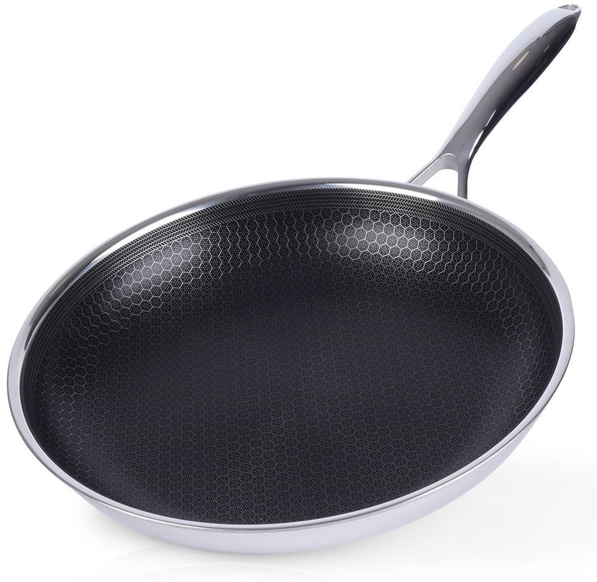 Orion Cookcell Hybrid - Roestvrijstalen Pan - 28 cm - Antiaanbaklaag - Voor Inductie