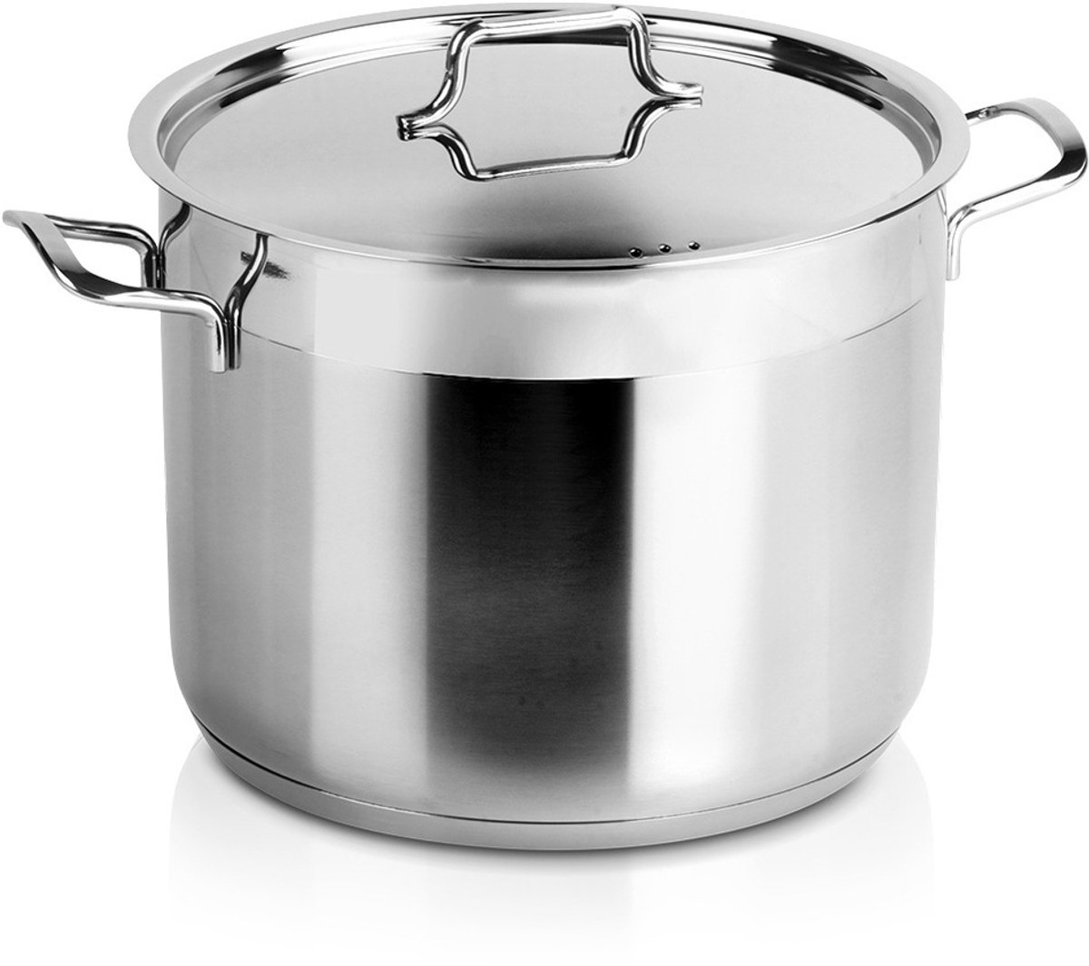 Orion Anett Serie - Roestvrijstalen Pan - 24 cm - 8 l - Inclusief Deksel