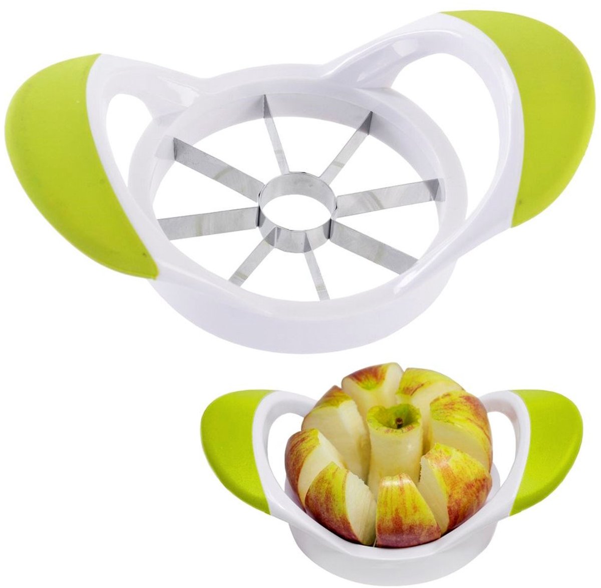 Orion - Handmatige Appelsnijder - Roestvrij Stalen Messen - Antislip Handvaten