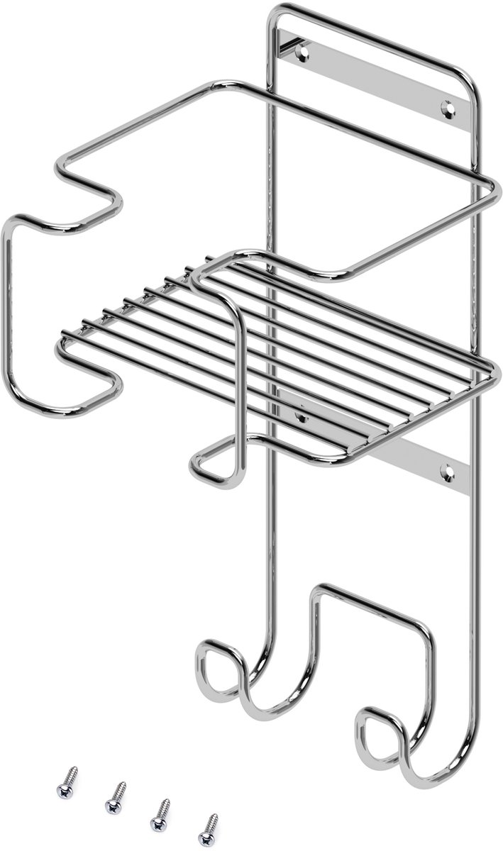Emuca Staande Strijkplank Zilver