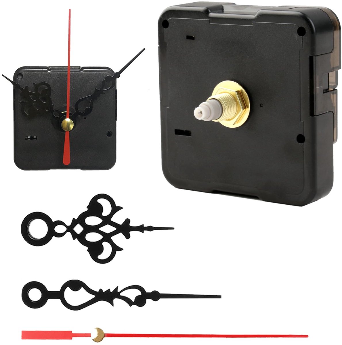 Ynkkvre – Klokmechanisme – wandklok zelfinstallatie met wijzers – 12 mm quartz mechanisme – hoge precisie, stil – vervangings- en reparatieonderdelen – compatibel met diverse kloktypes – 1 stuk