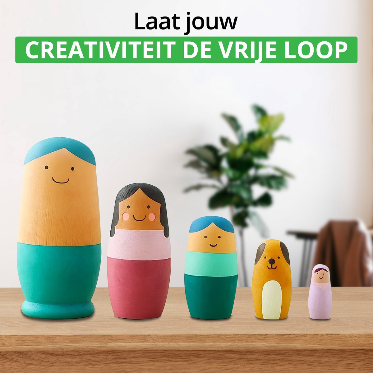 Sneeuwwitje En De Zeven Dwergen Matroesjka Pop Houten Nesting Dolls Bekende Tv Films Tekens 7pc