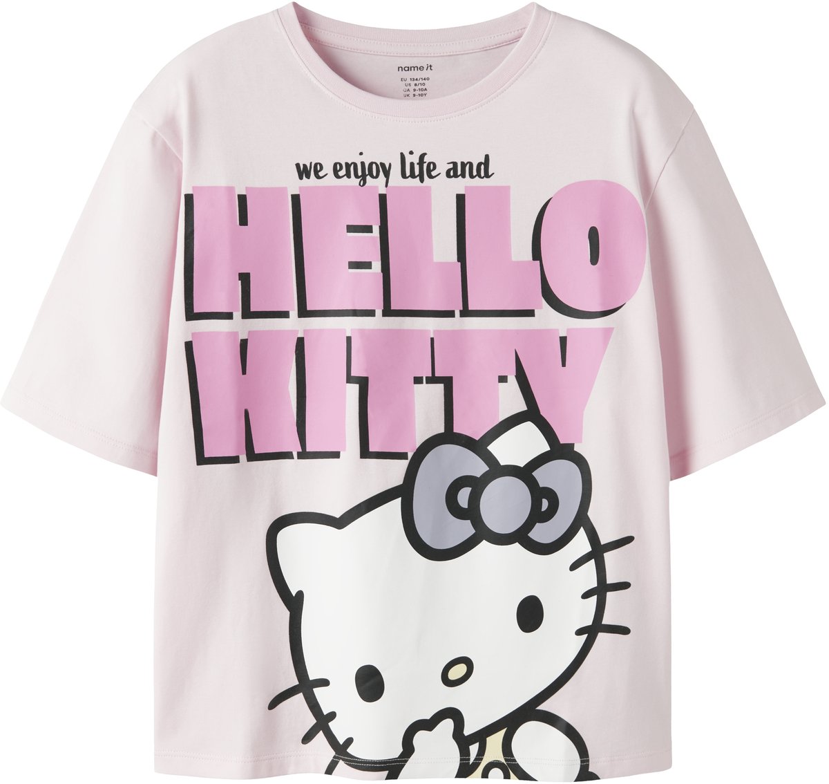 NAME IT - NKFADINA HELLOK SS RLX TOP BOX SKY - Meisjes - T-shirts