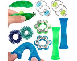 OUYLAF Fidget Toys Pakket - figet toys pakket - Anti-Stress Speelgoed - anti stress speelgoed - anti stress speelgoed volwassenen - 10 Stuks - Leuk als cadeau voor jongens/meisjes - Ondersteunt bij o.a. autisme/ADHD