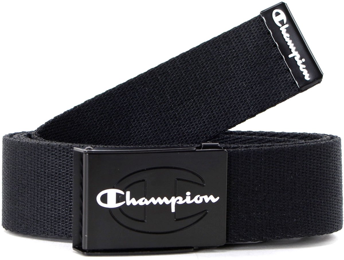 Champion Unisex Script Webriem Zwart/wit