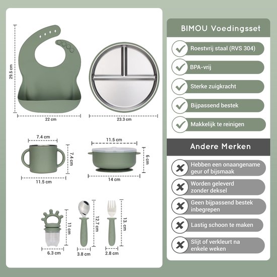 Breakbestendig Servies LEHAHA Melamine Serviesset 12 Delen - Lichtgewicht BPA-vrij En | Groen Craquelé Design Servies Voor 4 Personen