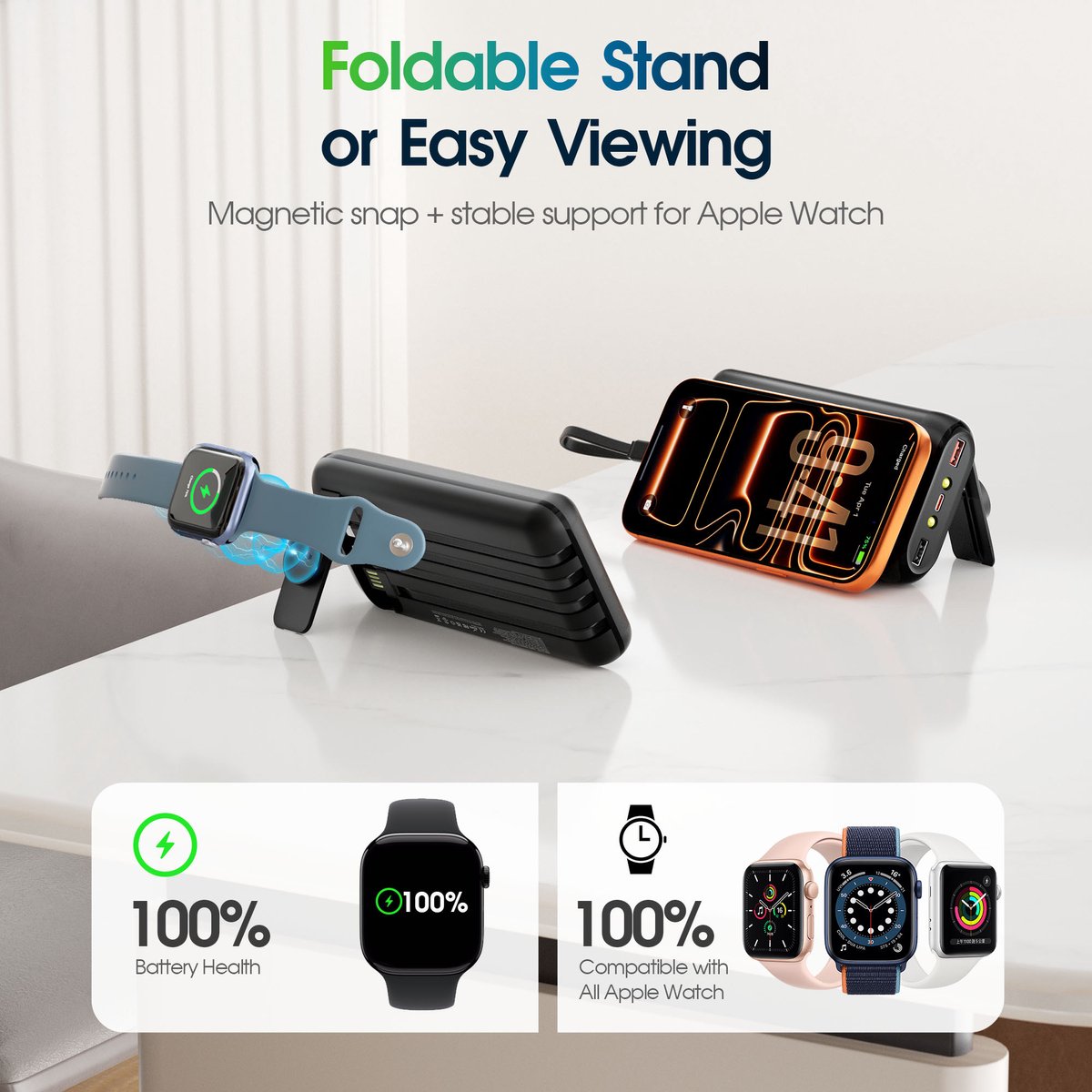 Sounix Powerbank 30.000 mAh - 22.5W Snellader - Ingebouwde - afbeelding 3