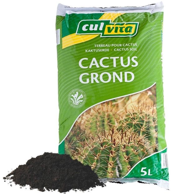 Culvita Cactusgrond - Potgrond voor cactus & vetplanten - 5 liter