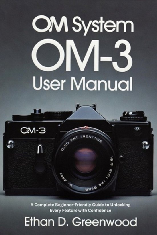 OM System OM-3 User Manual - cover