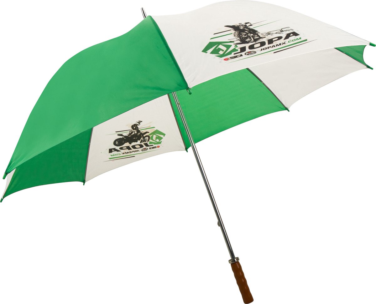 Impliva Paraplu Groen-wit Moto1 Groen - UNI
