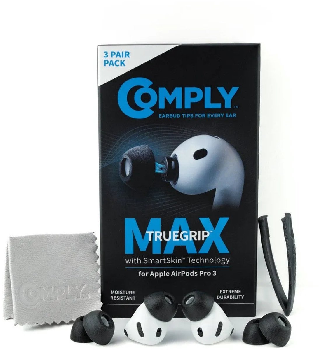 Comply Foam TrueGrip Max voor AirPods Pro 3 - maat MEDIUM, 3 paar