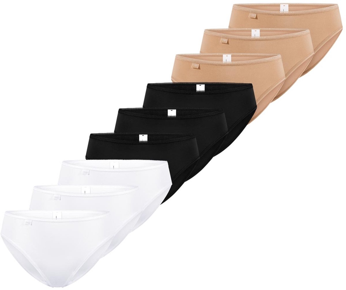 sloggi Dames tai slip 9 pack 24/7 Cotton