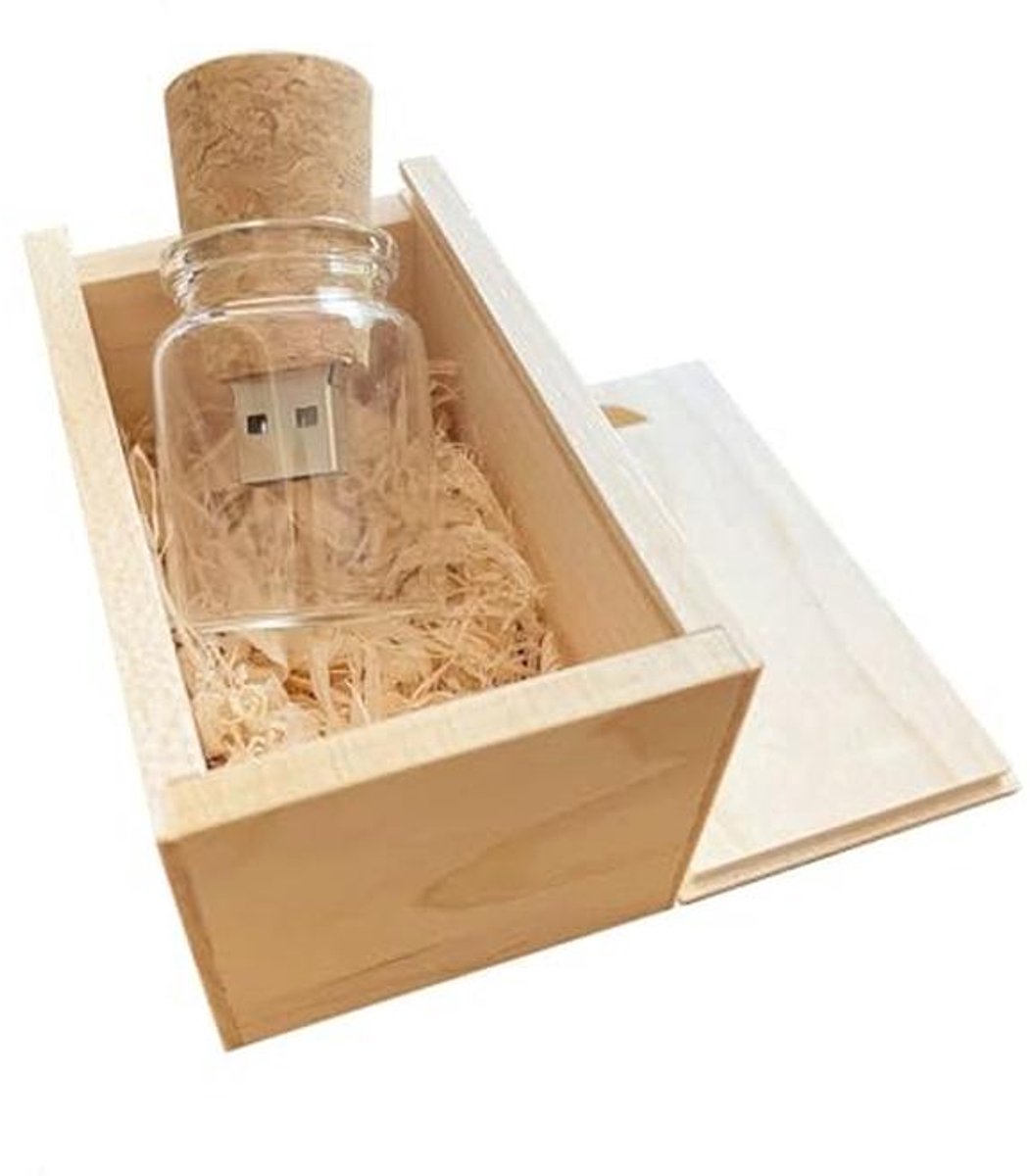 Leuke Drift Fles USB Flash Drive 32 GB - Houten U-schijf