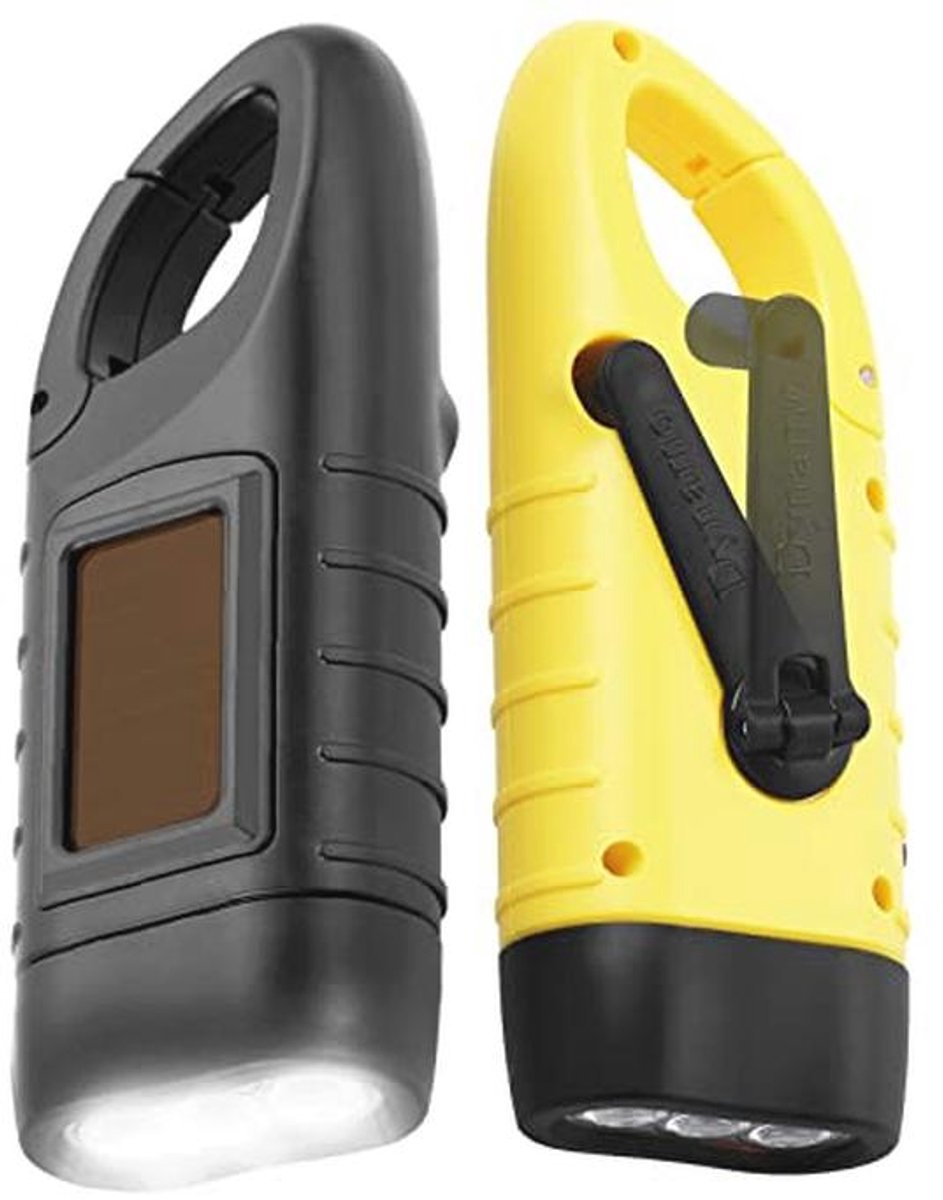 Dynamo Solar Zaklamp met Handcrank voor Outdoor Activiteiten