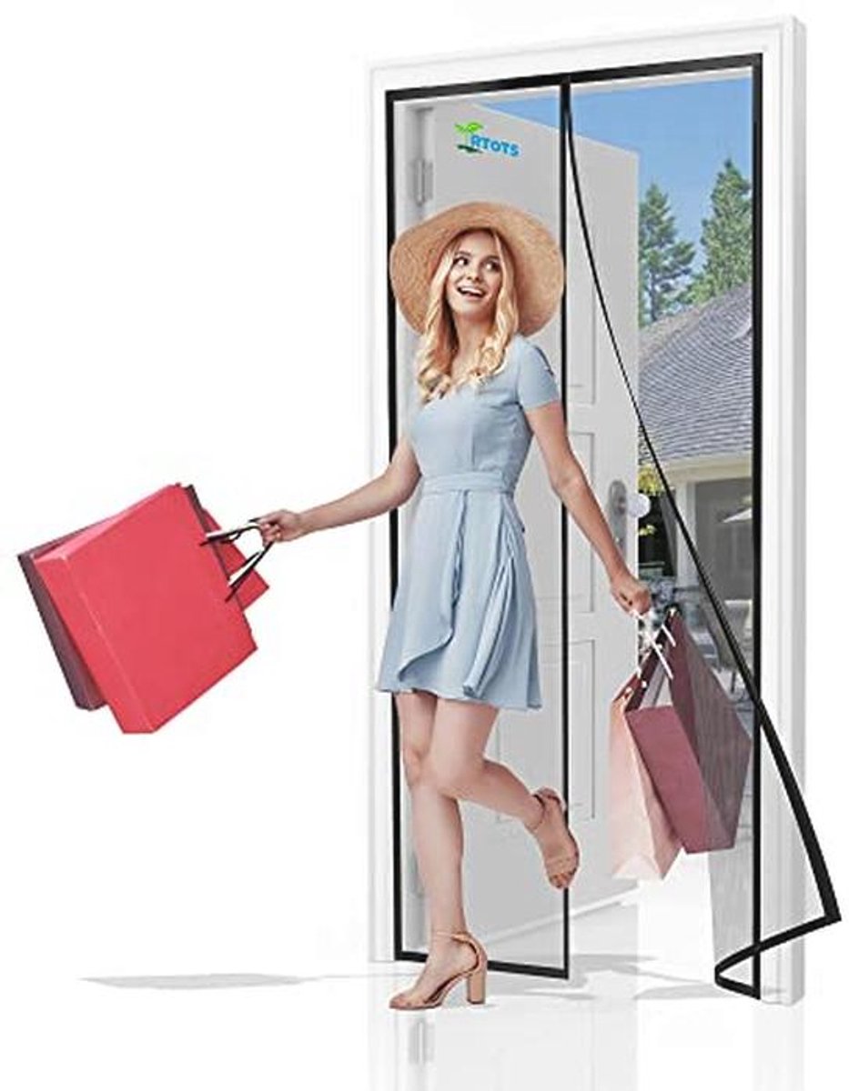 Magnetische Deurhor 120 x 255 cm – Duurzaam en Winddicht met Handsfree Toegang