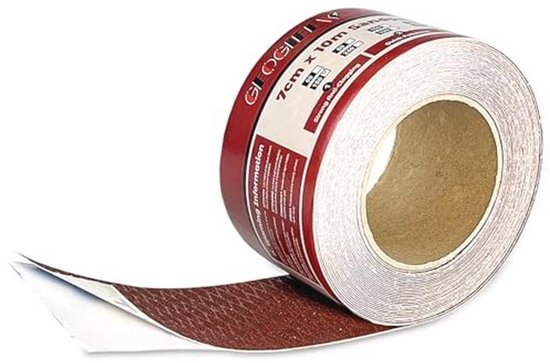 GEOGIEEW Zelfklevend schuurpapier rol, diamantvorm zelfklevend schuurpapier, 70 mm x 10 m | Grit 120 | Schuurblokken voor houtbewerking, metaal, kunststof, automotive