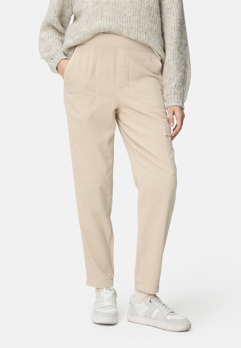 camel active Cargo broek gemaakt van puur katoen - Maat womenswear-33/30 - Botwit