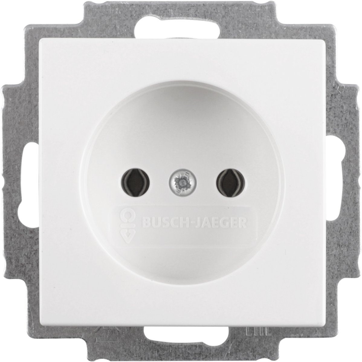 Busch-Jaeger Balance contactdoos - inbouw - 1-voudig - polarwit