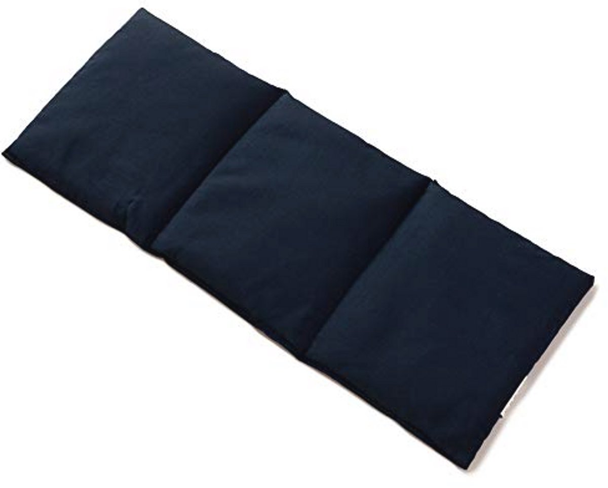 Warmtekussen 20x50cm - 3-kamer donkerblauw voor ontspanning en wellness
