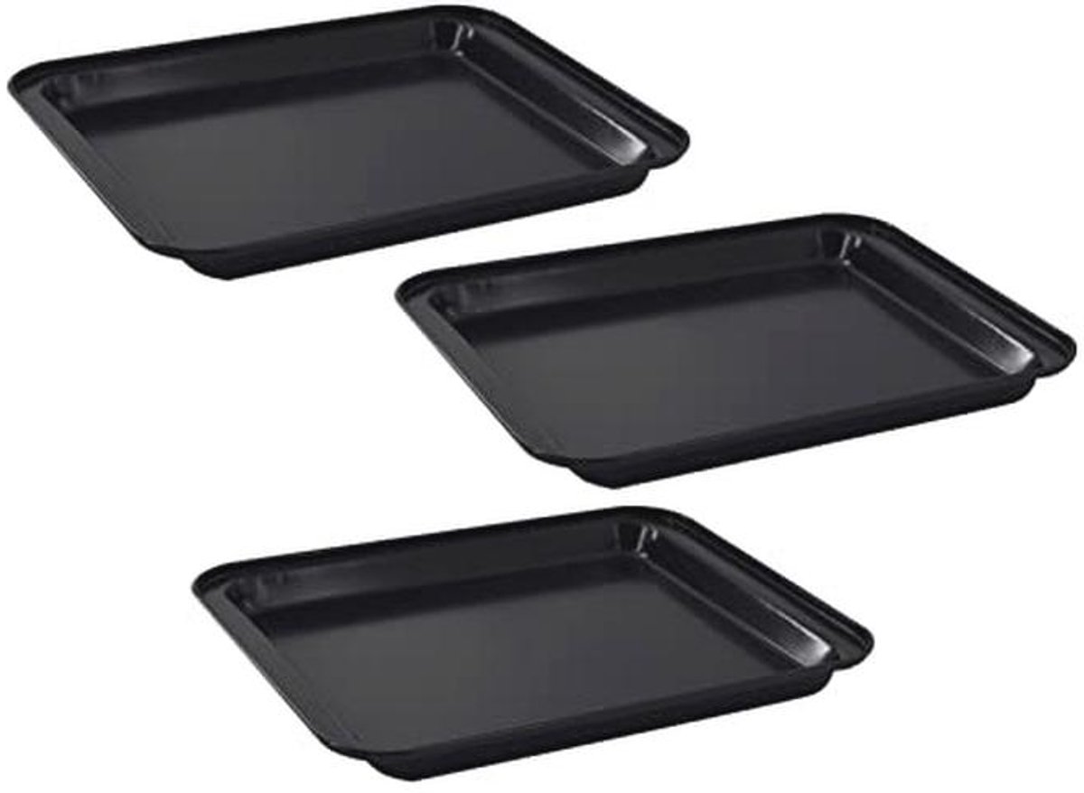 3-pack niet-stick ovenschalen 23,8 cm - Vaatwasmachinebestendig en multifunctioneel
